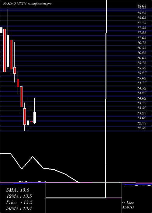 monthly chart MartenTransport