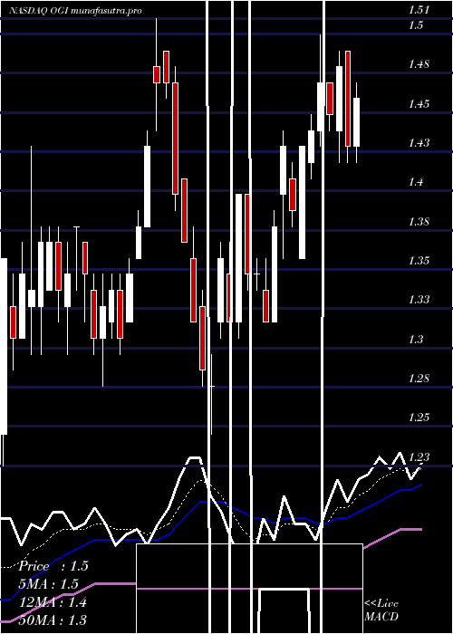 Daily chart OrganigramHlds