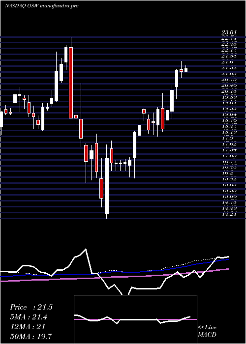 weekly chart OnespaworldHoldings