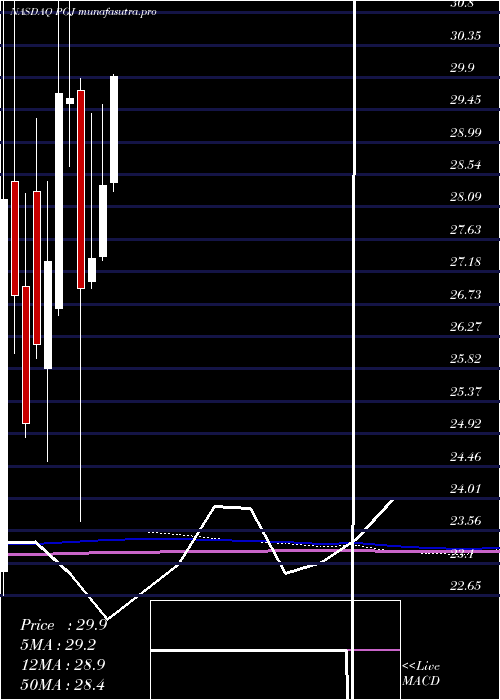 monthly chart InvescoGolden
