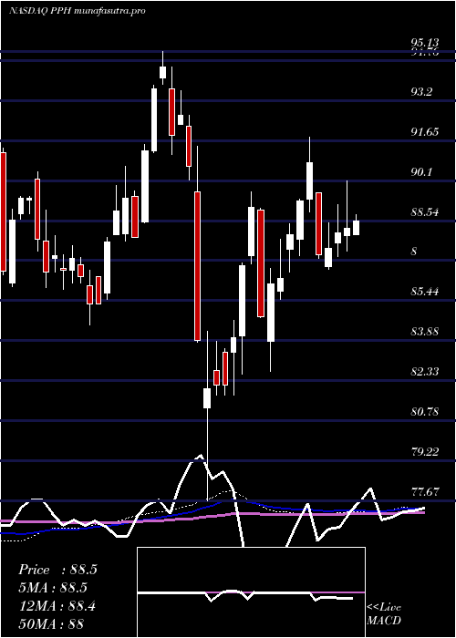 weekly chart VaneckVectors