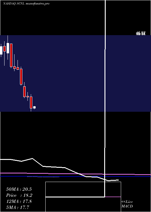 monthly chart ShoeCarnival