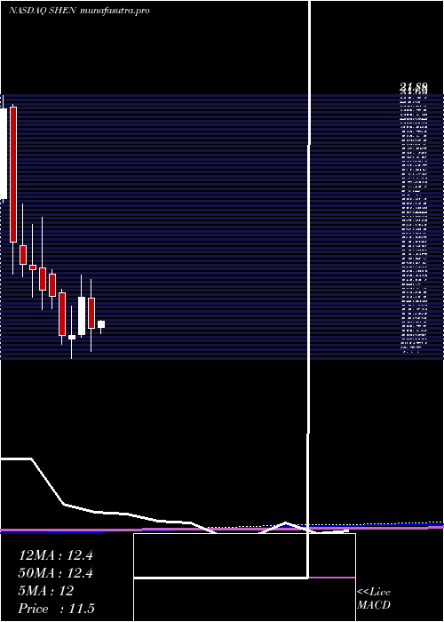 monthly chart ShenandoahTelecommunications