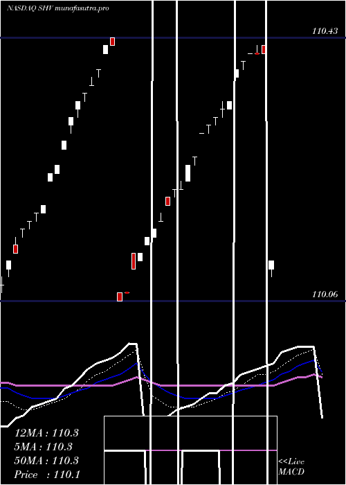 Daily chart IsharesShort