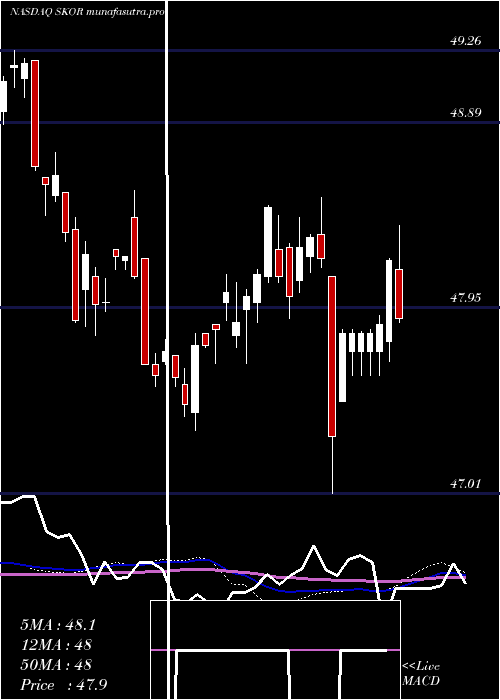 weekly chart FlexsharesCredit