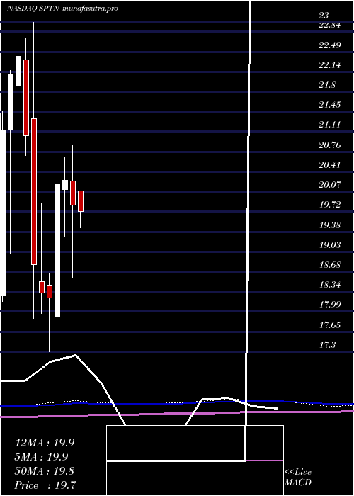 monthly chart SpartannashCompany