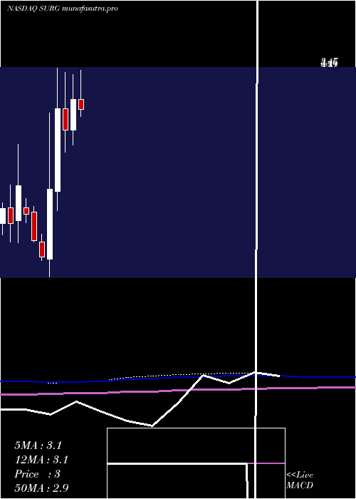 monthly chart SynergeticsUsa
