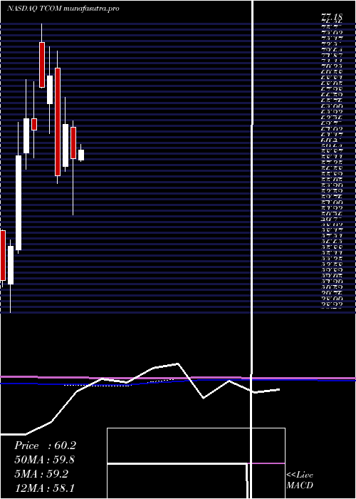 monthly chart TripCom