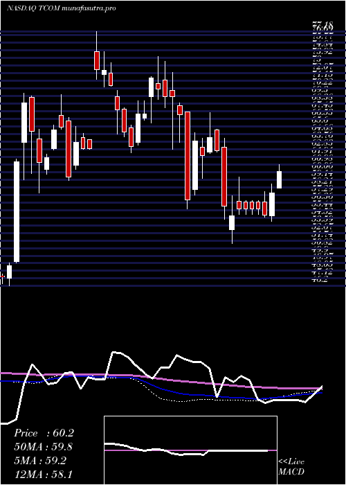 weekly chart TripCom
