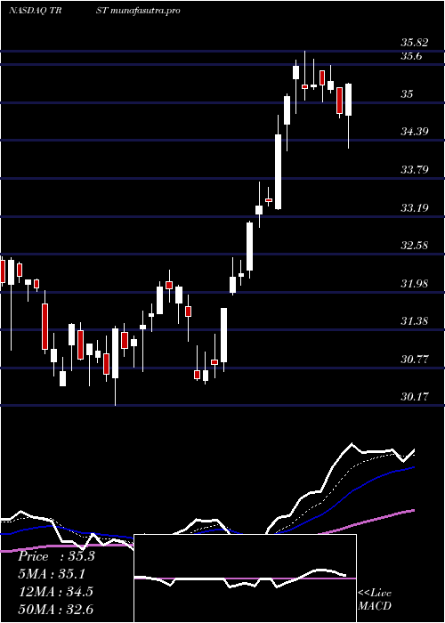 Daily chart TrustcoBank