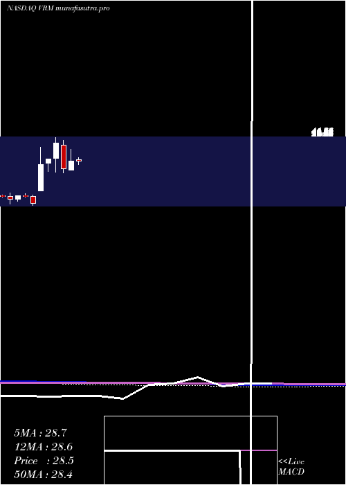 monthly chart VroomInc