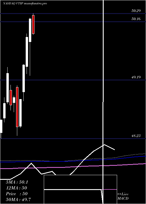 monthly chart VanguardShort