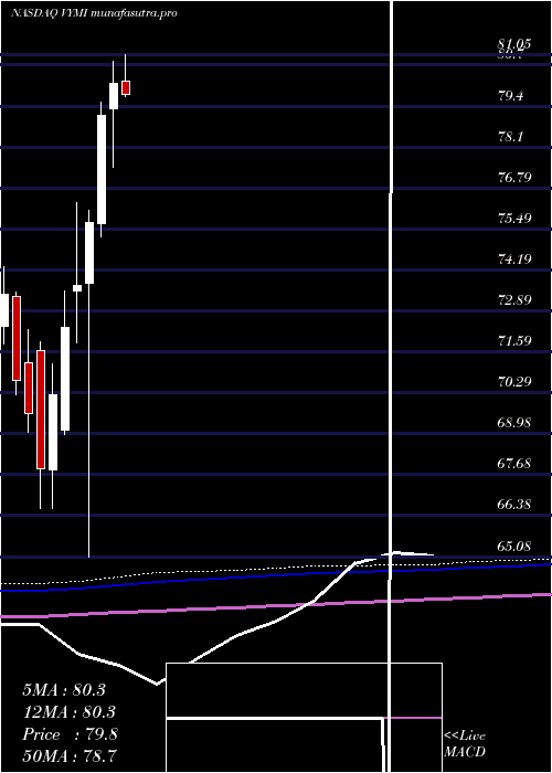 monthly chart VanguardInternational