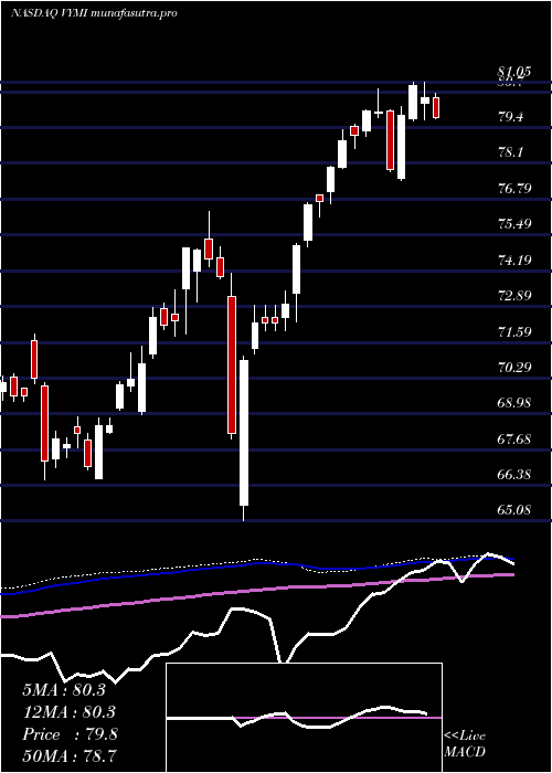 weekly chart VanguardInternational