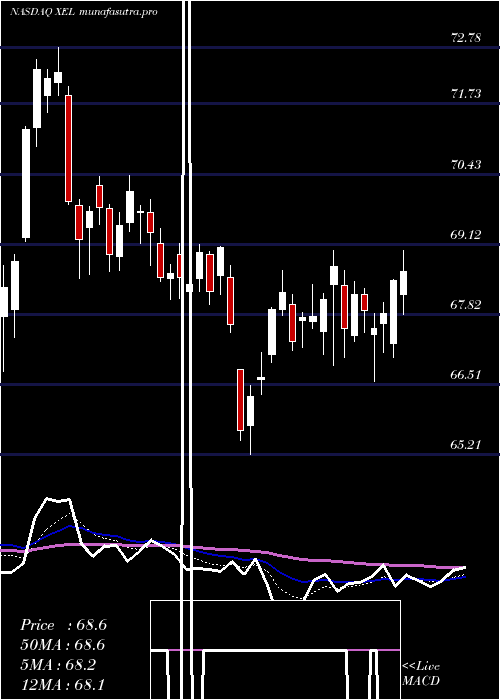 Daily chart XcelEnergy
