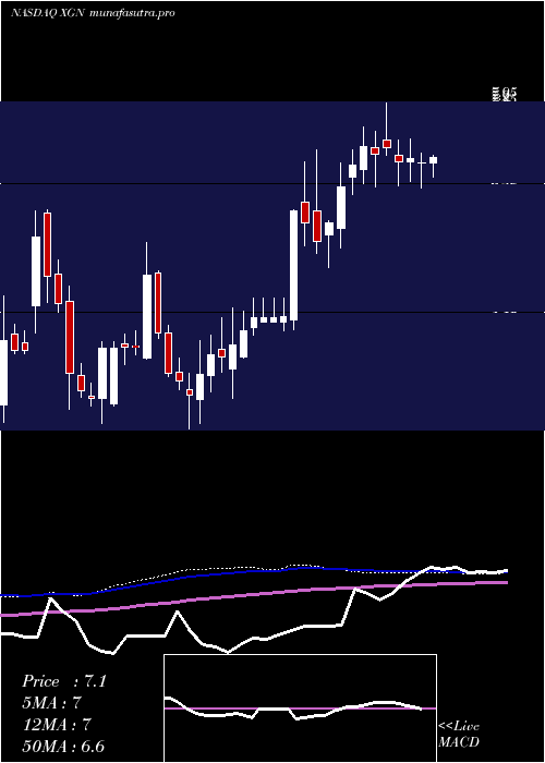 weekly chart ExagenInc
