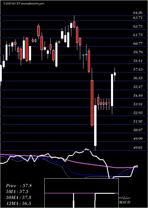 weekly chart IsharesExponential