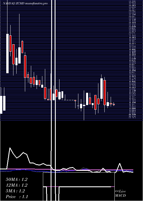 weekly chart ZhongchaoInc