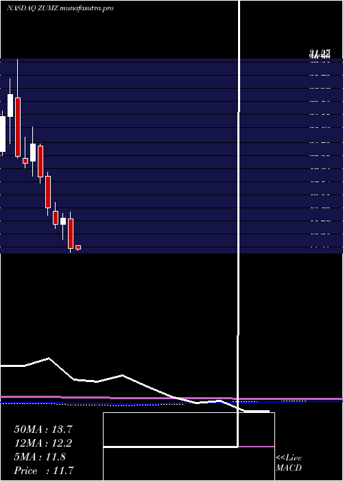 monthly chart ZumiezInc