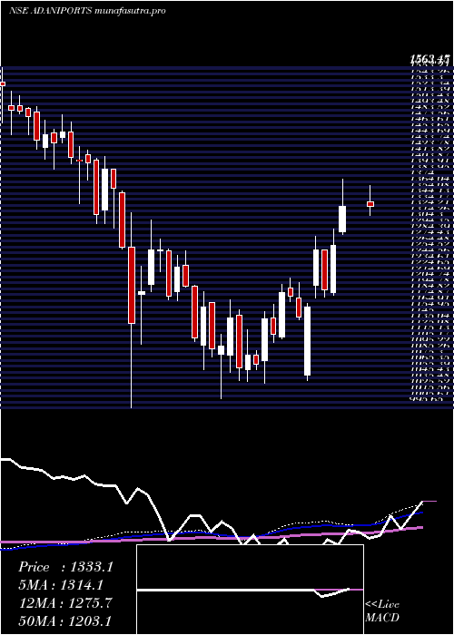  weekly chart AdaniPorts