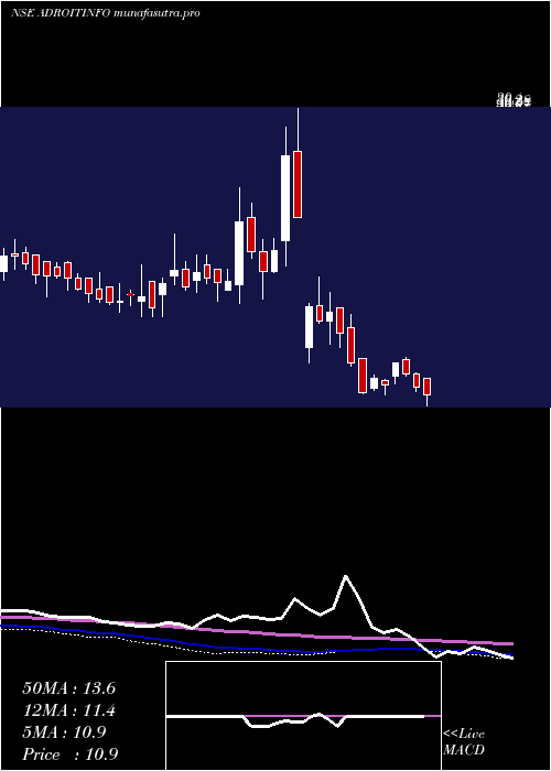 weekly chart AdroitInfotech