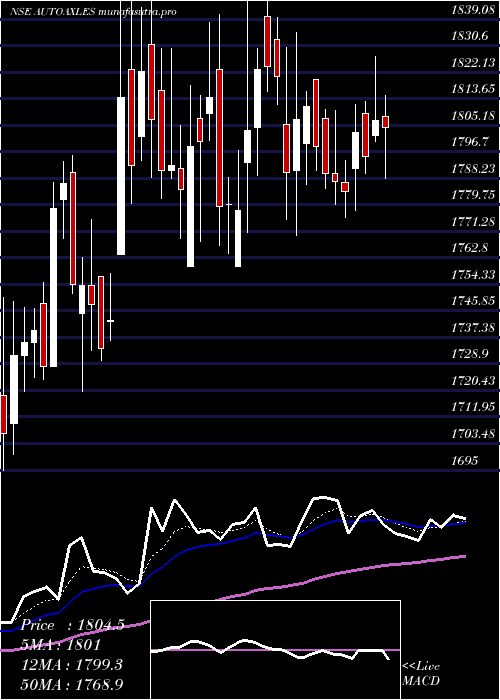 Daily chart AutomotiveAxles