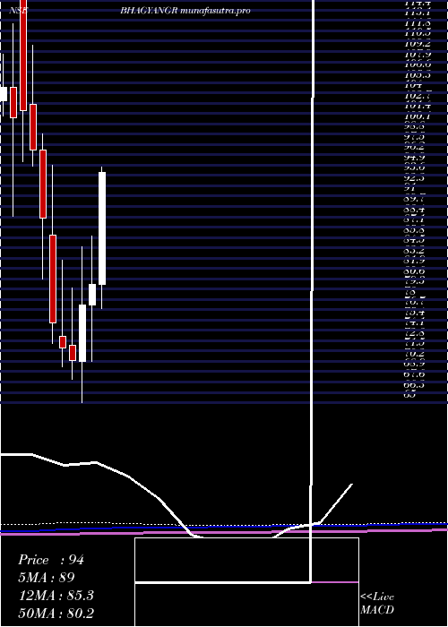 monthly chart BhagyanagarIndia