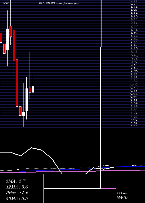 monthly chart BhandariHosiery