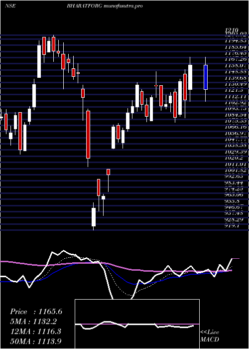  Daily chart BharatForge