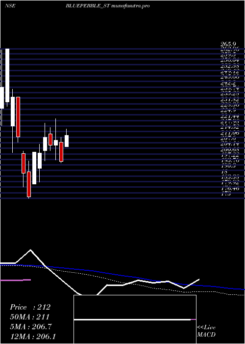 weekly chart BluePebble