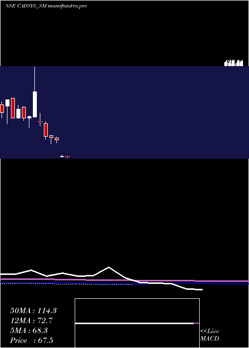 monthly chart CadsysIndia