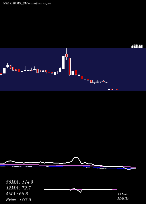 weekly chart CadsysIndia