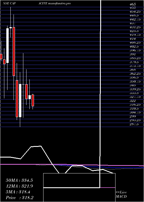 monthly chart CapaciteInfraproject