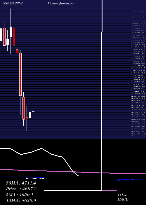monthly chart EsabIndia