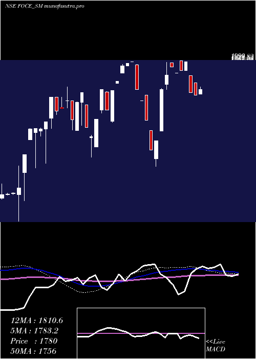 weekly chart FoceIndia