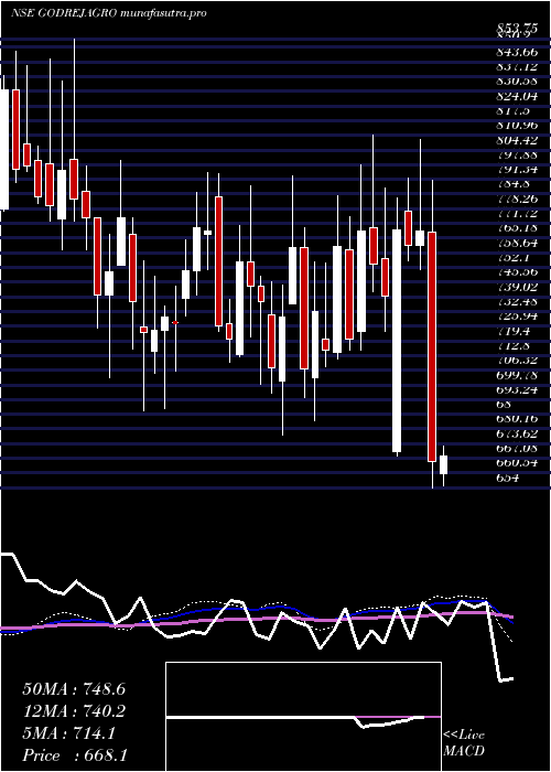 weekly chart GodrejAgrovet