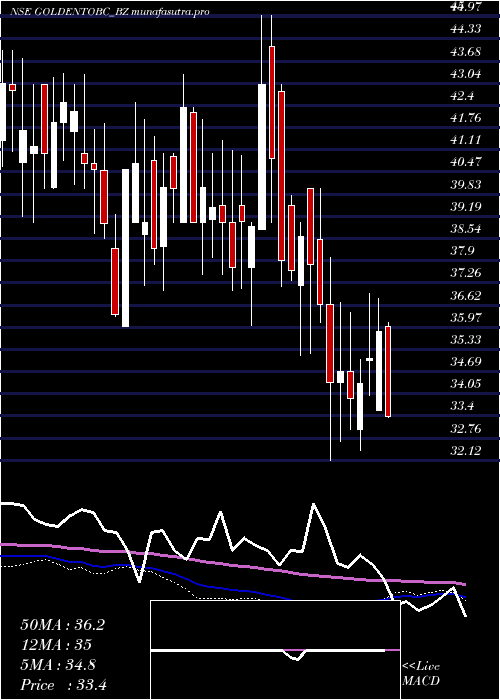 weekly chart GoldenTobacco