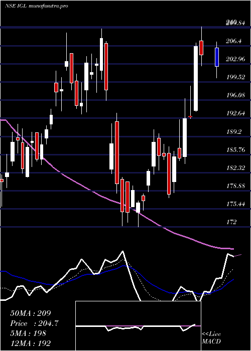  Daily chart IndraprasthaGas