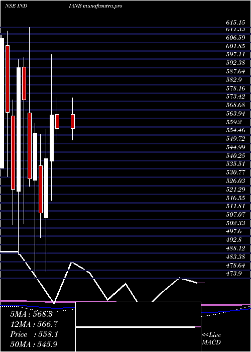 monthly chart IndianBank
