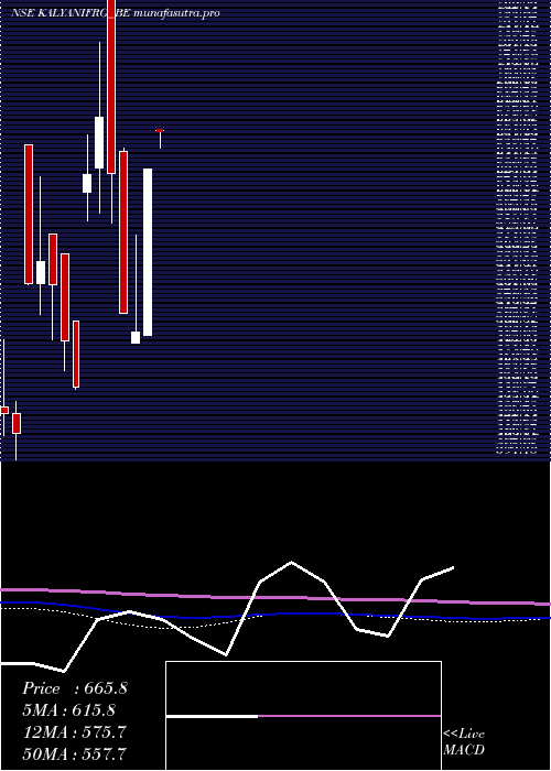 monthly chart KalyaniForge