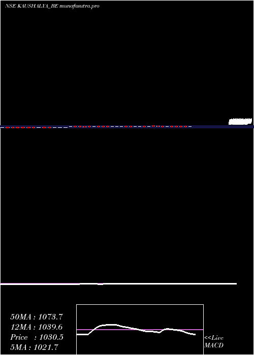 weekly chart KaushalyaInfra
