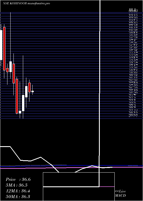 monthly chart KohinoorFoods
