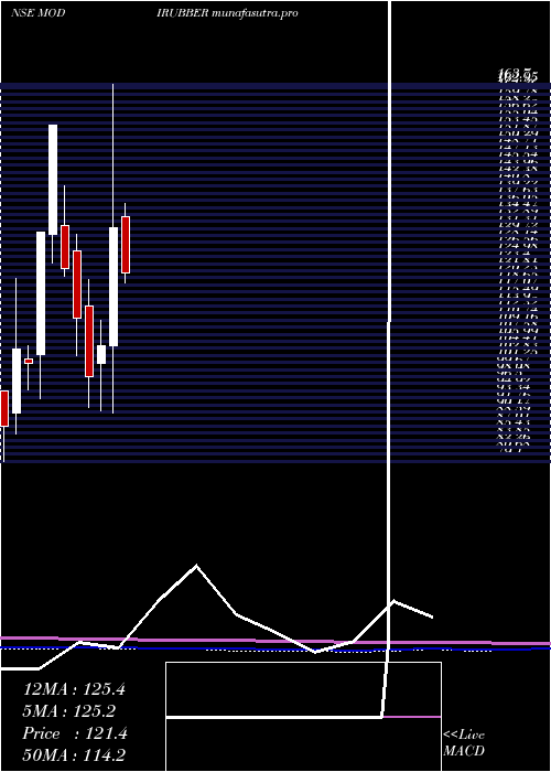 monthly chart ModiRubber