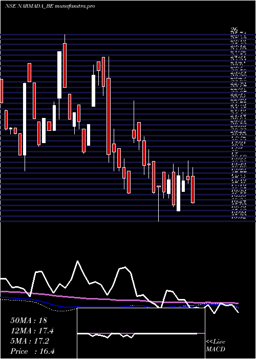 weekly chart NarmadaAgrobase