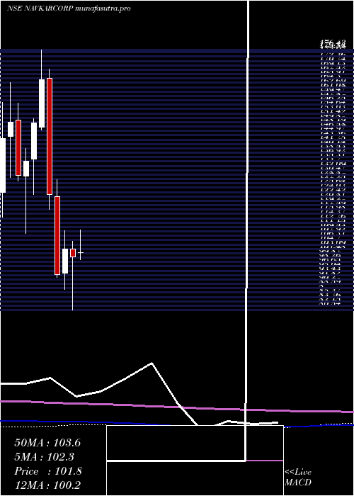 monthly chart NavkarCorporation