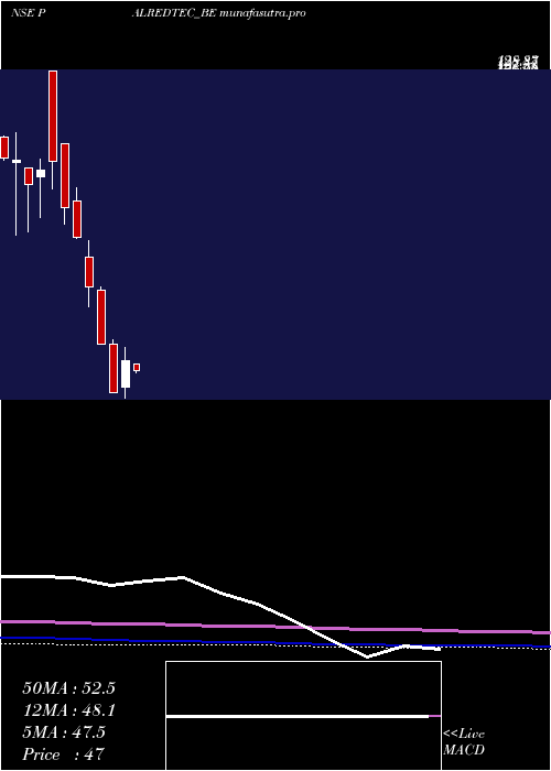 monthly chart PalredTechnologies