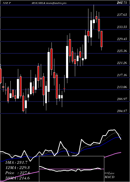 Daily chart ParagMilk
