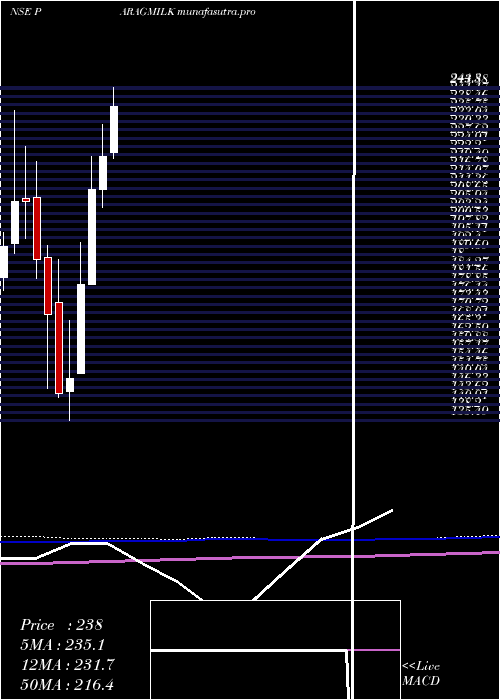 monthly chart ParagMilk
