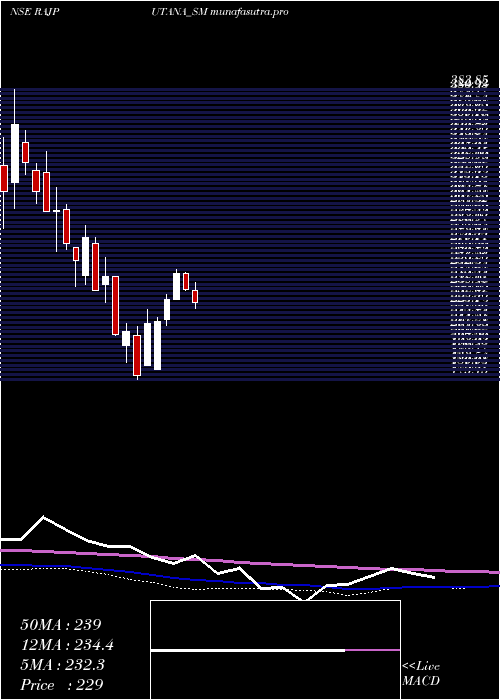weekly chart RajputanaBiodiesel