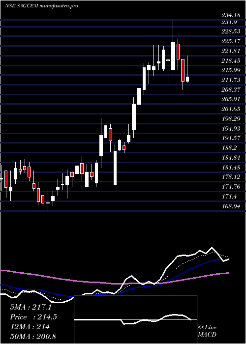 Daily chart SagarCements